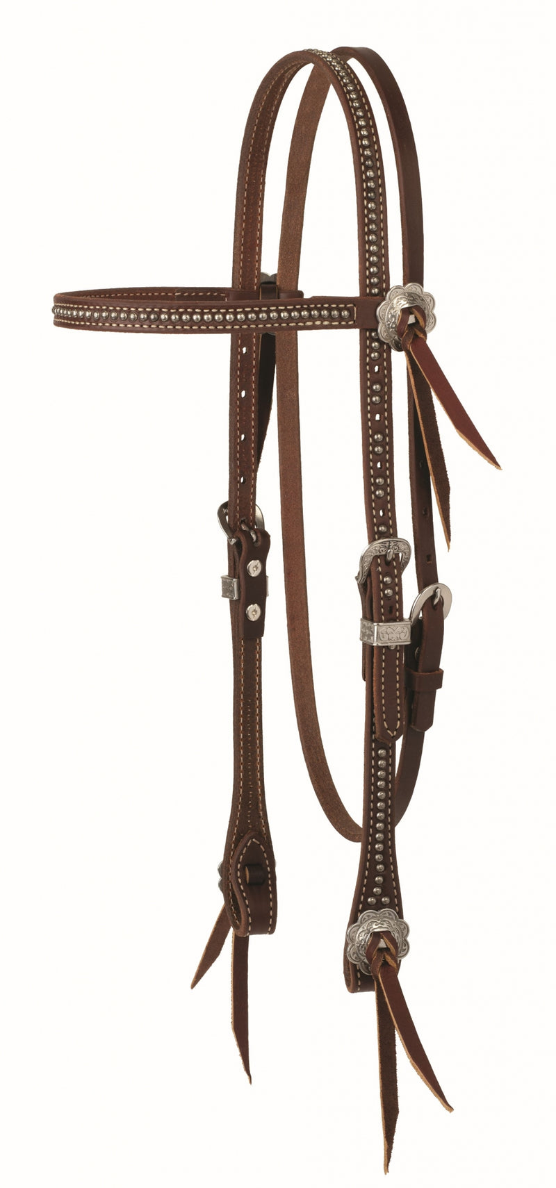 Weaver Western Leather Browband Headstall Stockman