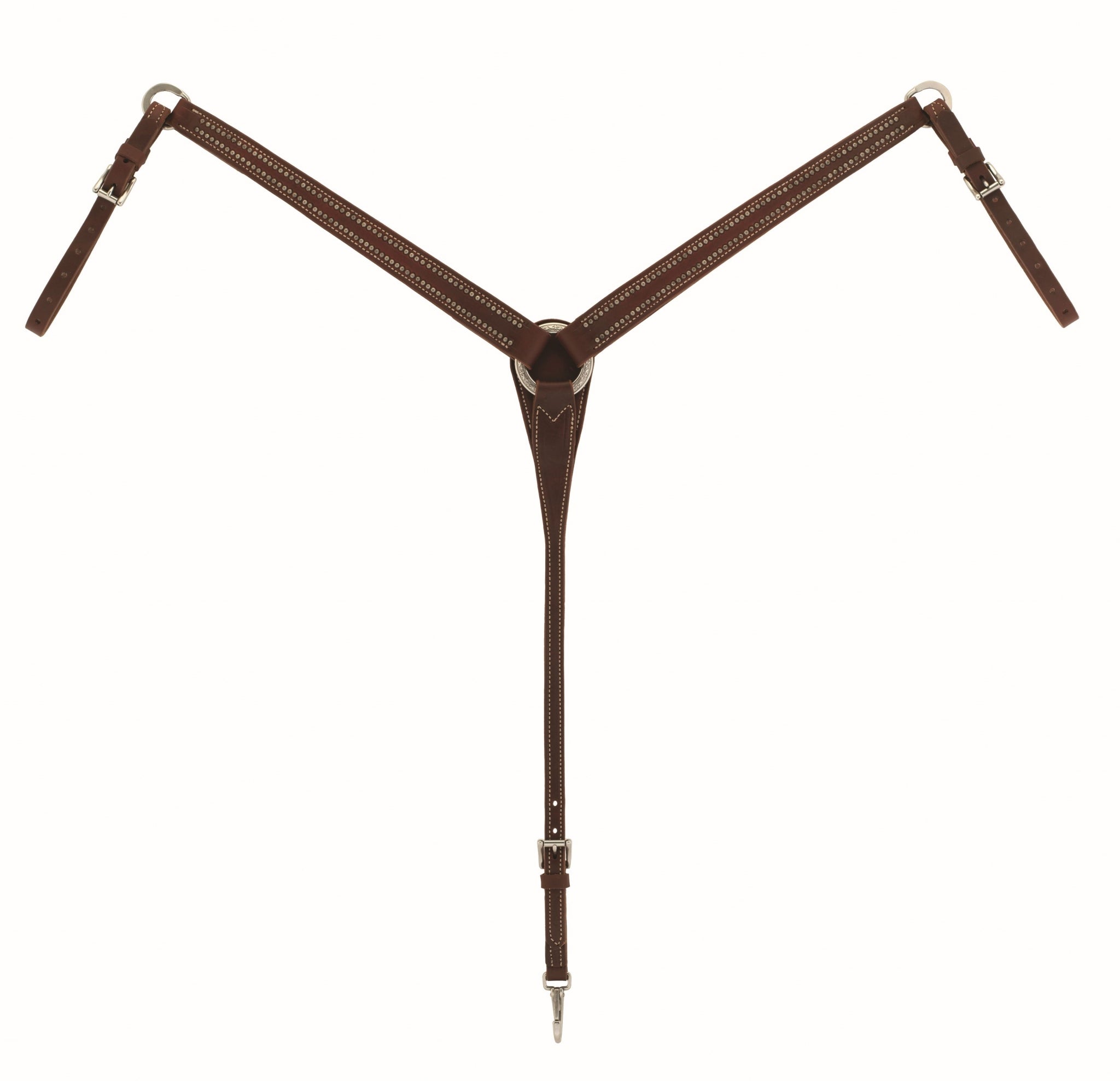 Weaver Tapered Leather Breast Collar Stockman