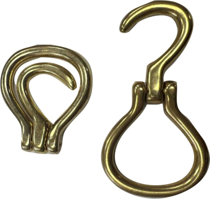 Henssgen Hardware Solid Brass Folding Hoof Pick
