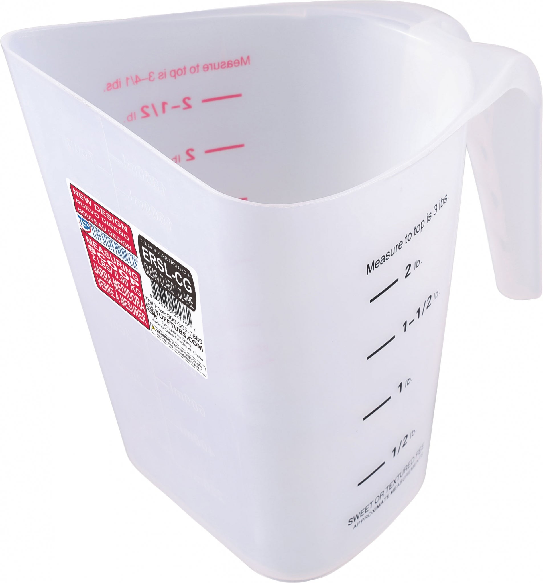 Tuff Stuff Ergonomic Wet/Dry Measuring Scoop