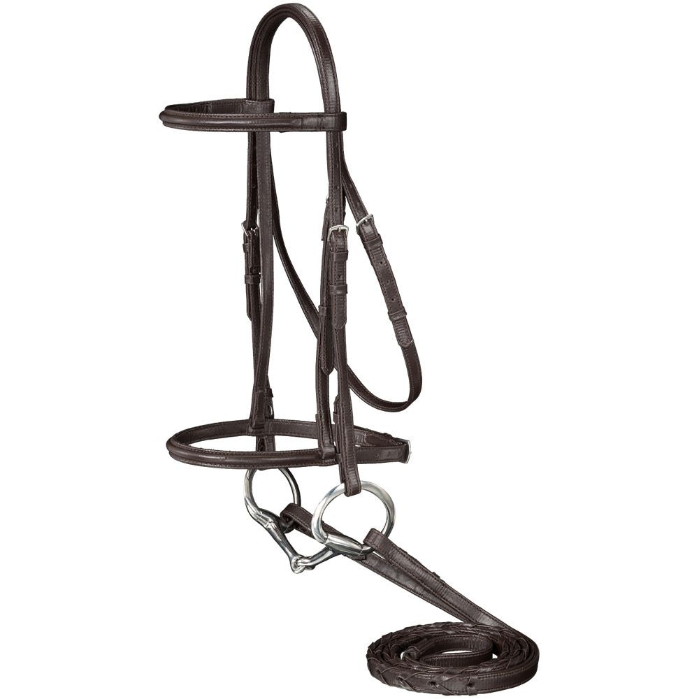 Equitare Synthetic Leather Snaffle Bridle