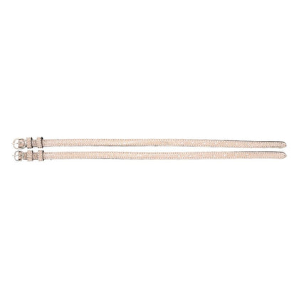 Equitare Sparkly Croc English Spur Straps