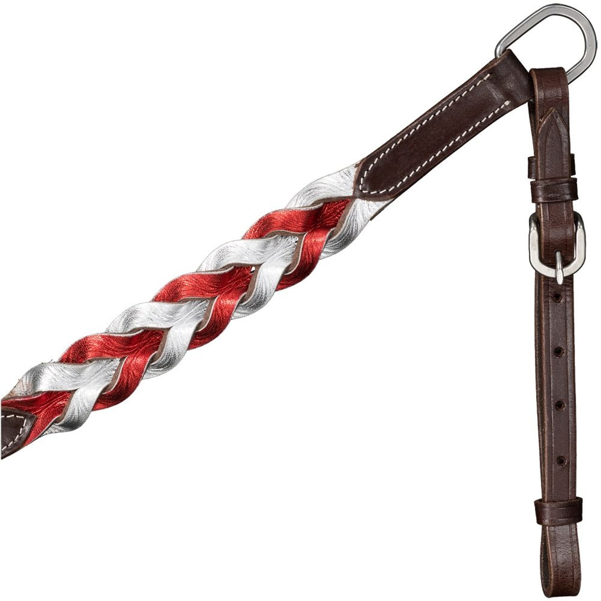 Tough1 Patriotic Braided Leather Breastcollar