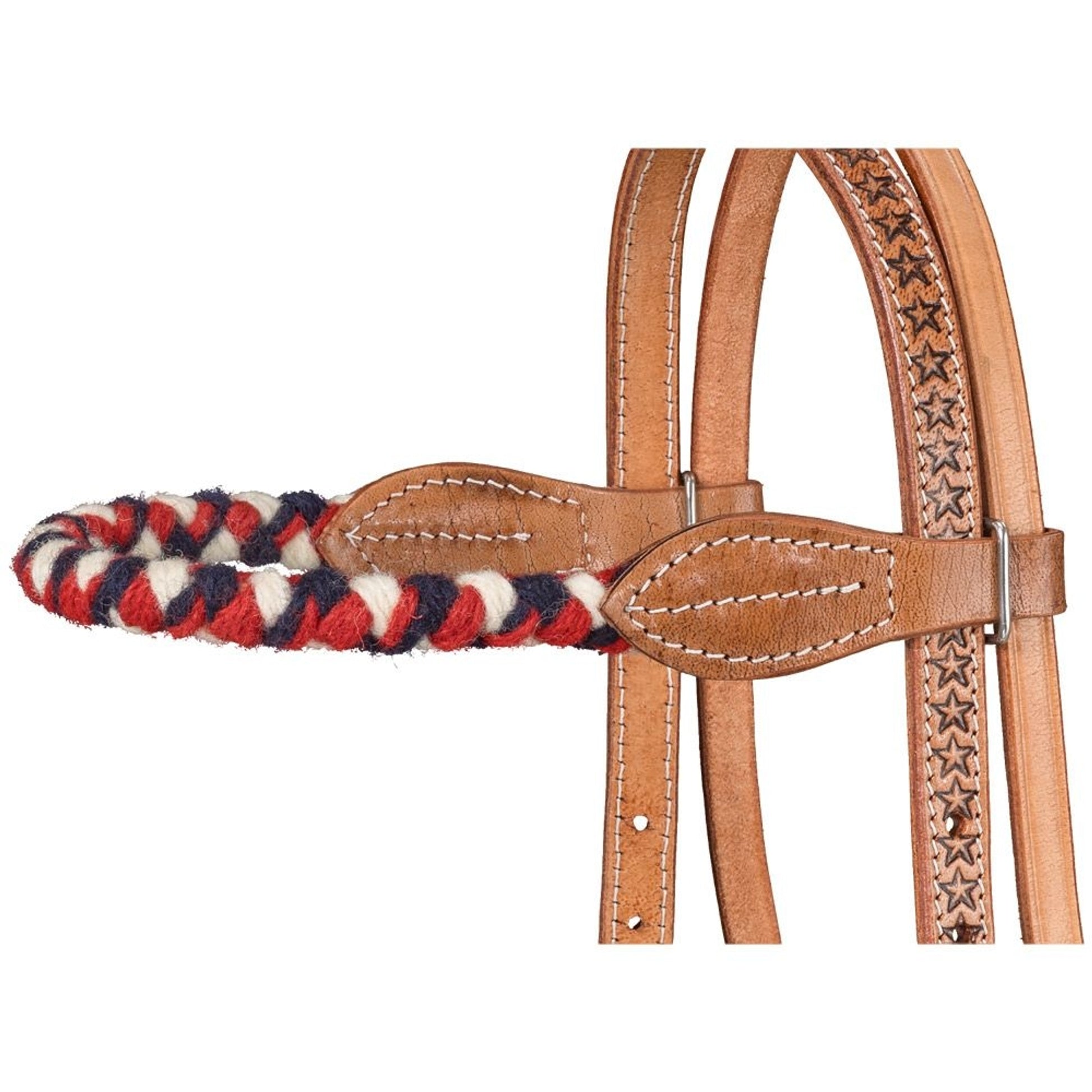 Tough1 Wool String Browband Headstall