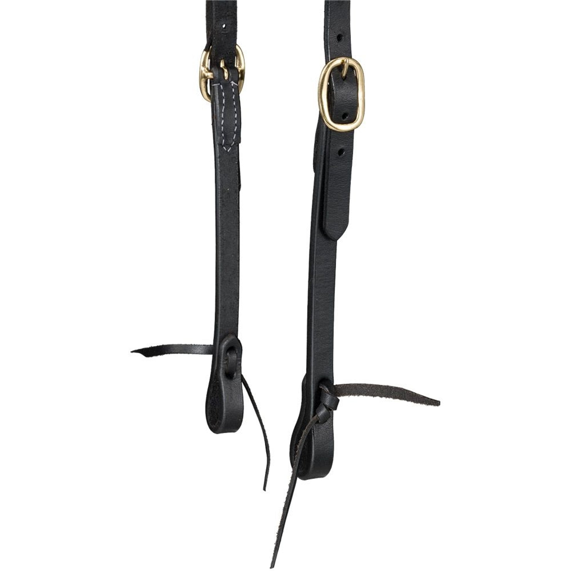 Royal King Harness Leather Browband Headstall with Tie Ends