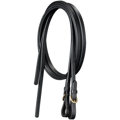 Royal King Harness Leather Split Reins with Buckle Ends
