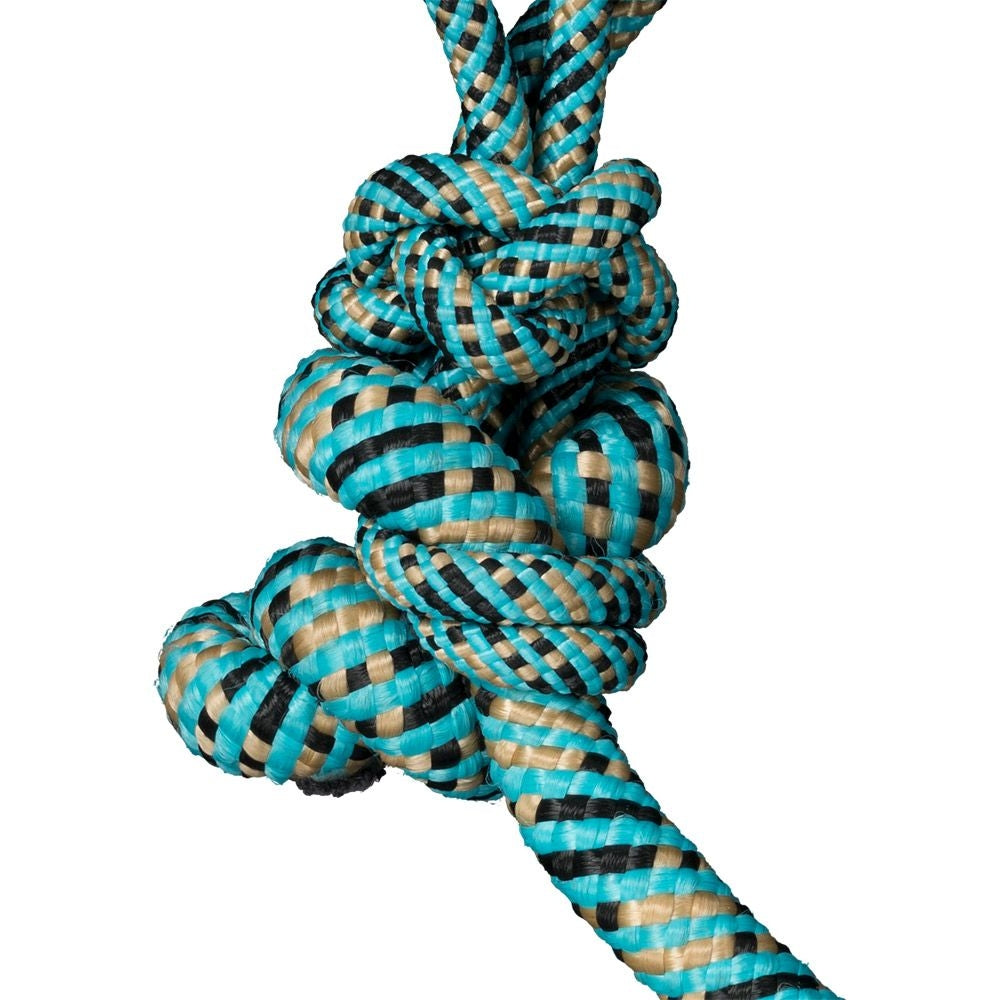 Tough1 Tri-Color Rope Halter with Lead