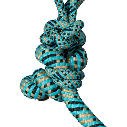Tough1 Tri-Color Rope Halter with Lead