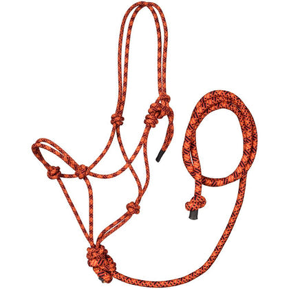 Tough1 Tri-Color Rope Halter with Lead