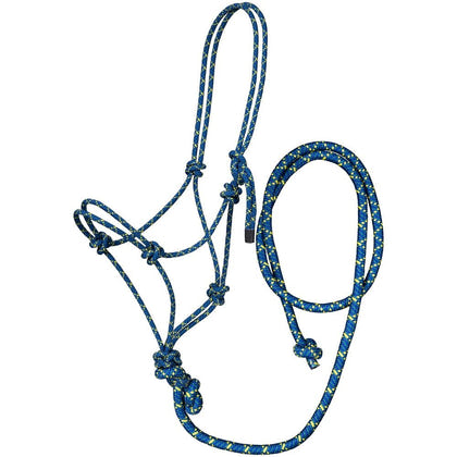 Tough1 Tri-Color Rope Halter with Lead