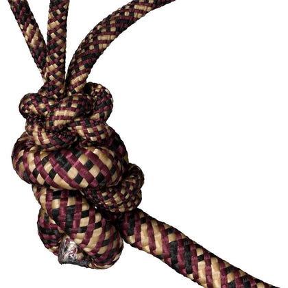 Tough1 Tri-Color Rope Halter with Lead