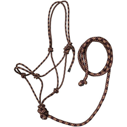 Tough1 Tri-Color Rope Halter with Lead
