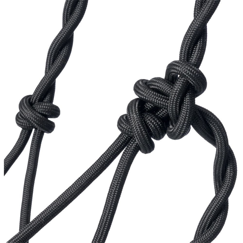 Tough1 Knotted Pony Rope Halter with Twisted Crown
