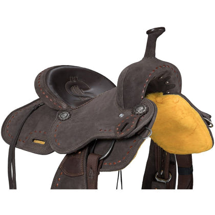 Stanton Suede Youth Trail/Barrel Saddle