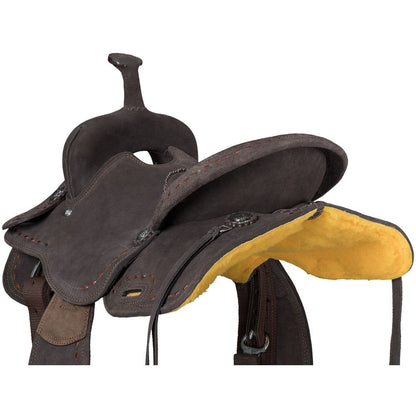 Stanton Suede Youth Trail/Barrel Saddle