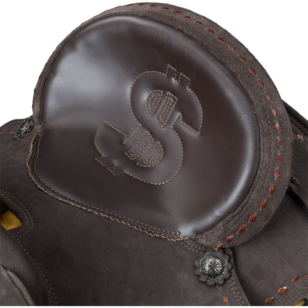 Stanton Suede Youth Trail/Barrel Saddle