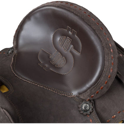 Stanton Suede Youth Trail/Barrel Saddle