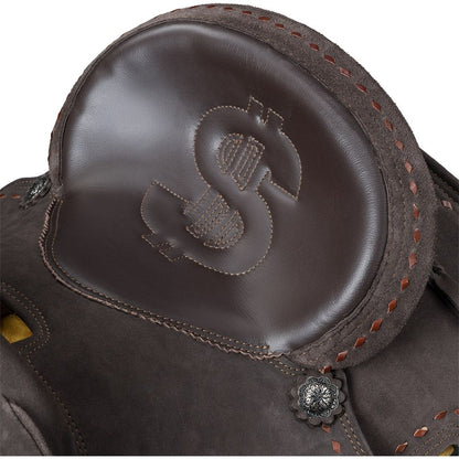 Stanton Suede Youth Trail/Barrel Saddle