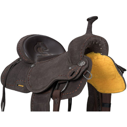 Stanton Suede Trail/Barrel Saddle