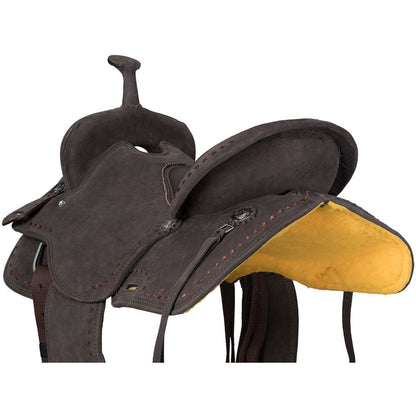 Stanton Suede Trail/Barrel Saddle