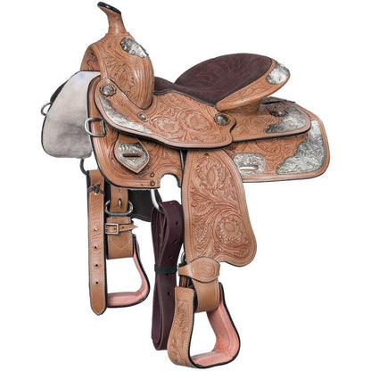 King Series Youth McCoy Trail Saddle with Silver