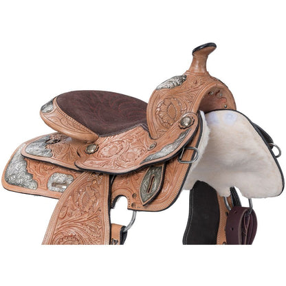 King Series Youth McCoy Trail Saddle with Silver
