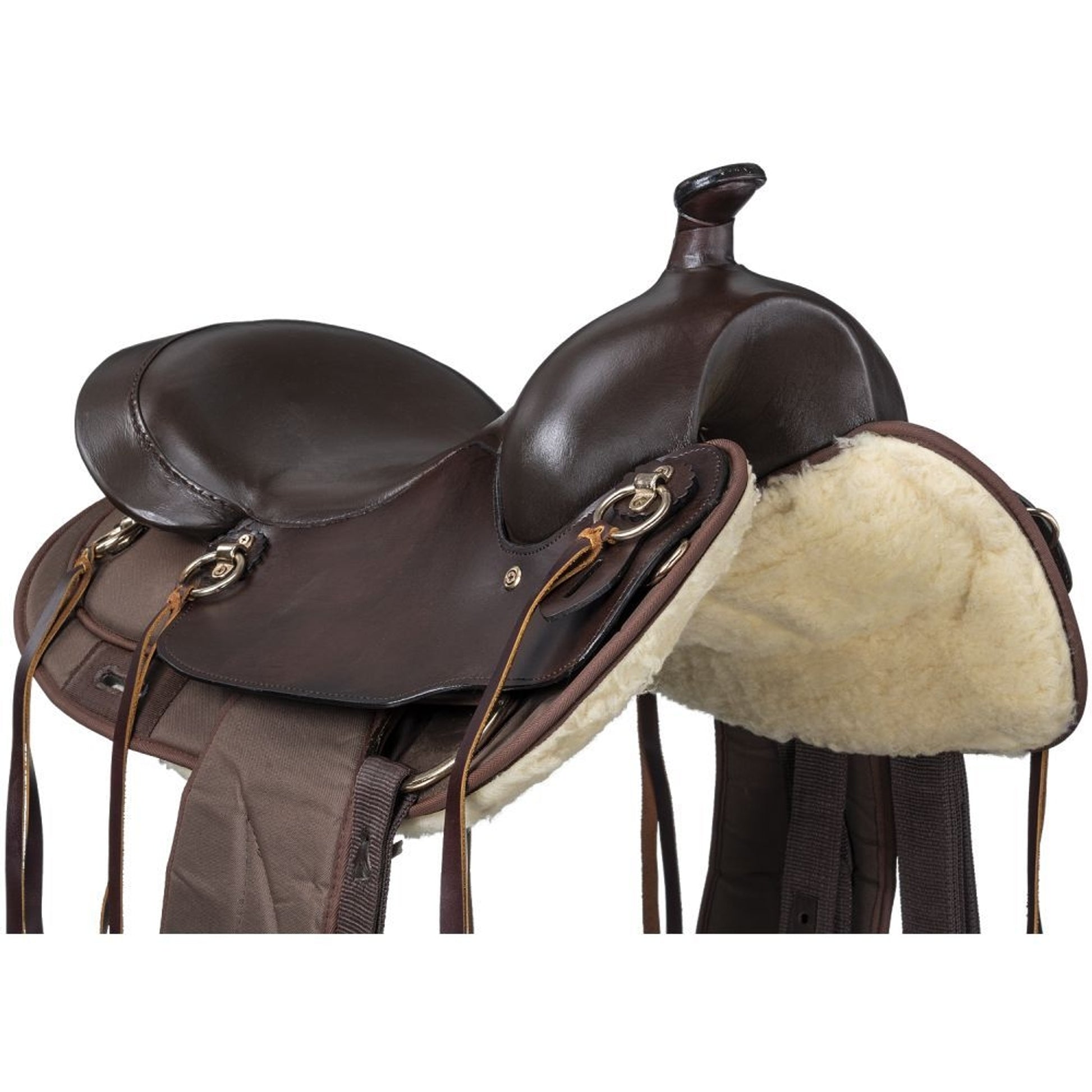 King Series Synthetic Gaited Round Skirt Trail Saddle