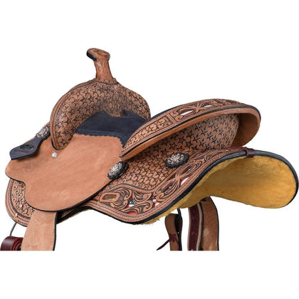 Tough1 Youth Americana Barrel Saddle