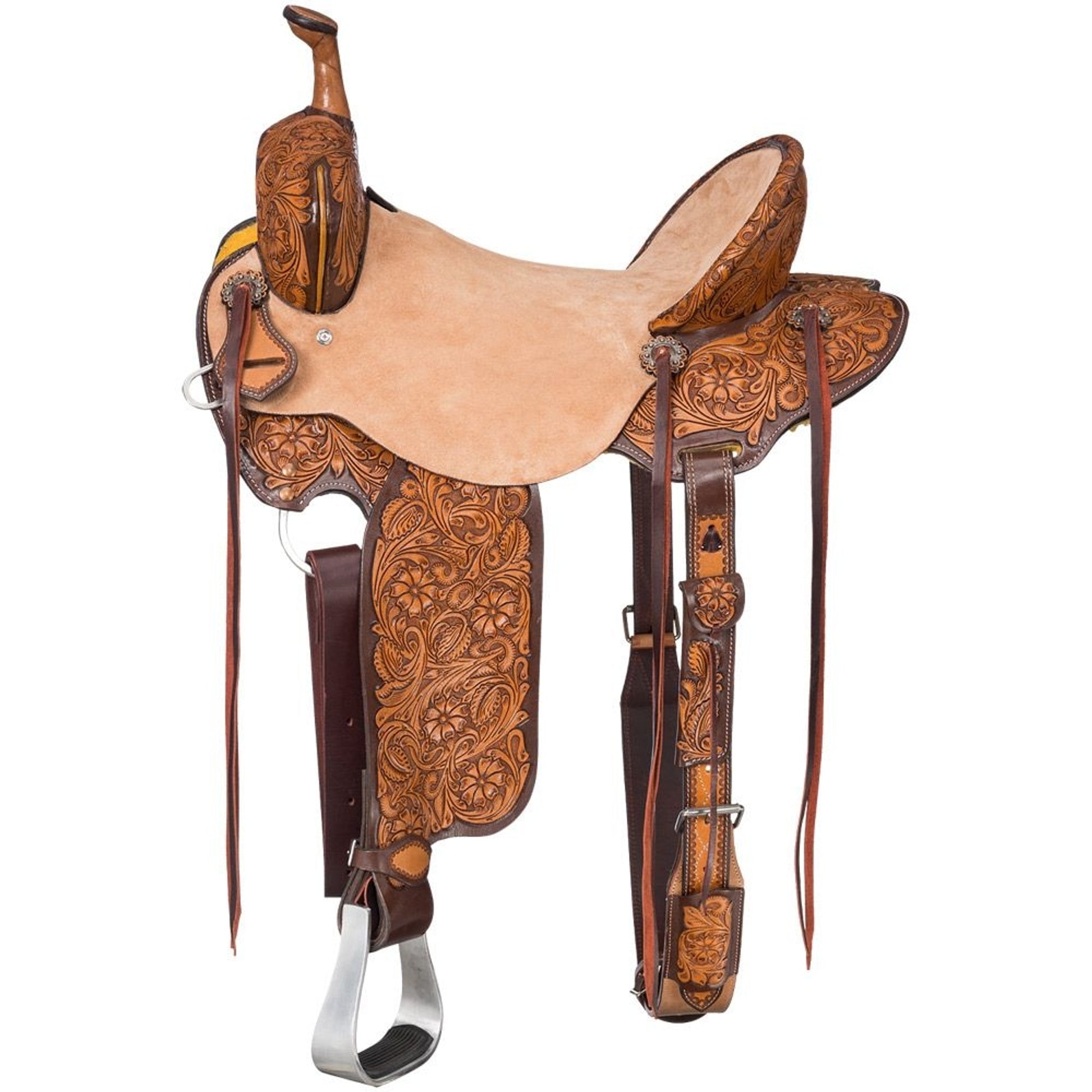 Silver Royal Billings Barrel Saddle
