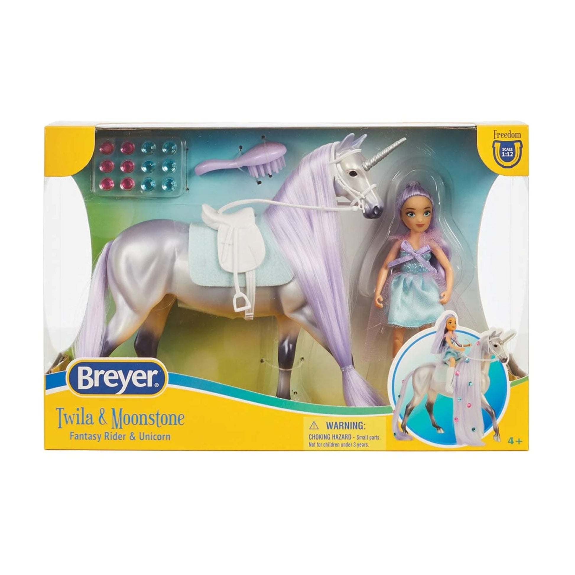 Breyer Twila & Moonstone - Magical Unicorn and Rider