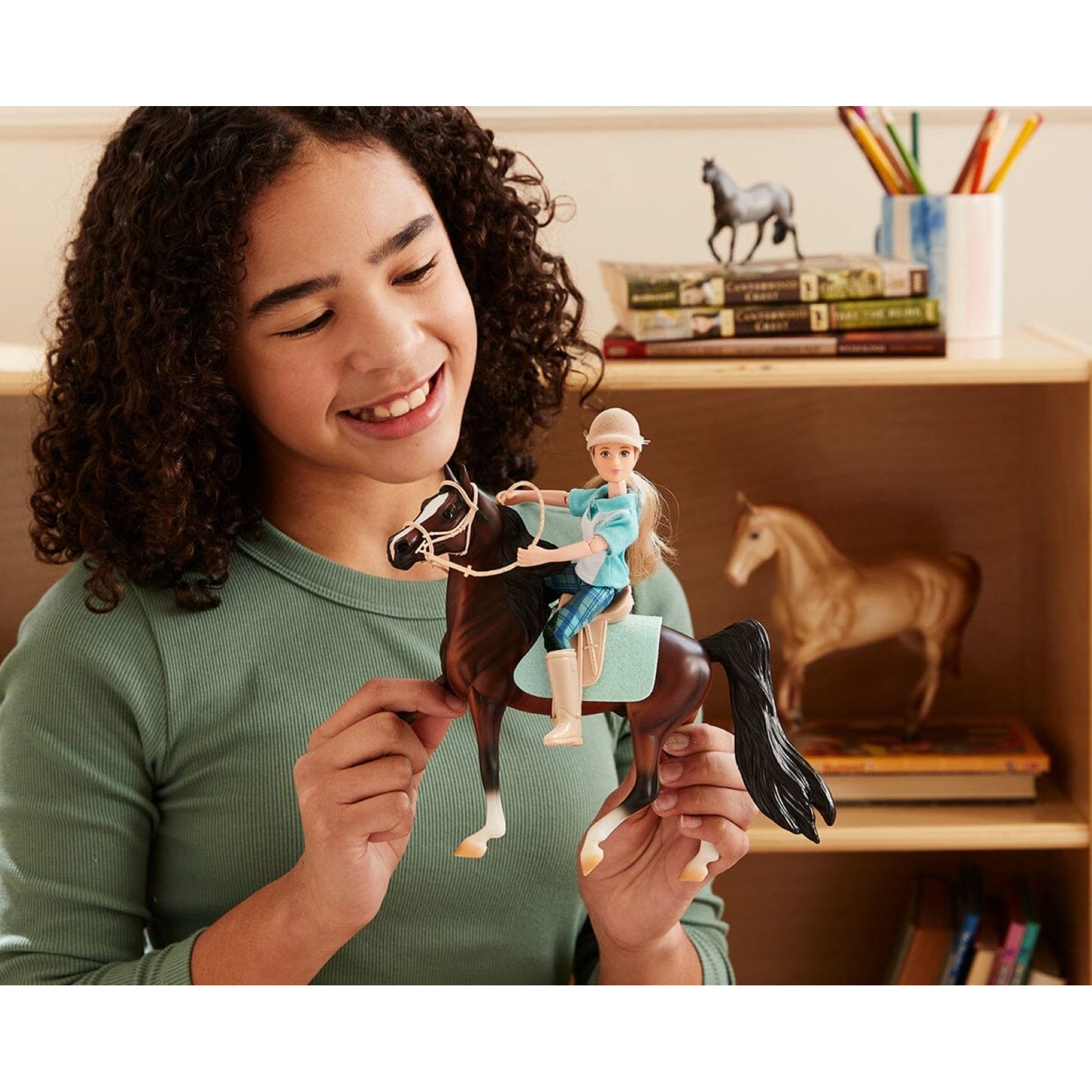 Breyer Greta - English Rider & Tack