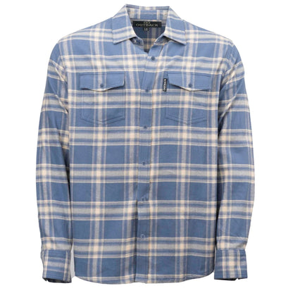 Outback Trading Mens Cotton Plaid Outback Shirt
