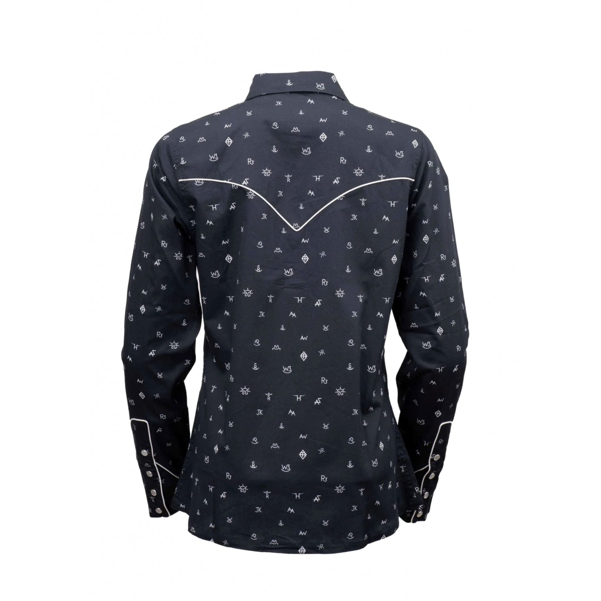 Outback Trading Ladies Cattle Brand Shirt