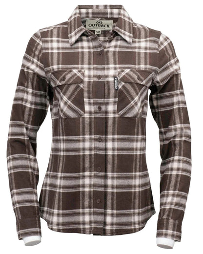 Outback Trading Ladies Cotton Plaid Outback Shirt