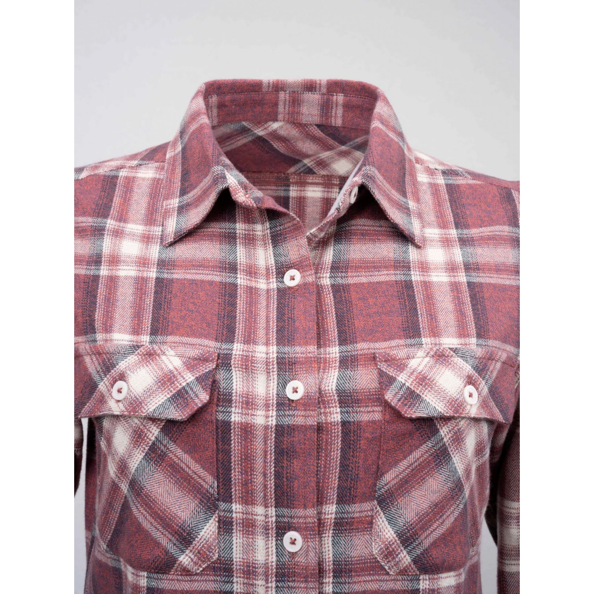 Outback Trading Ladies Cotton Plaid Outback Shirt