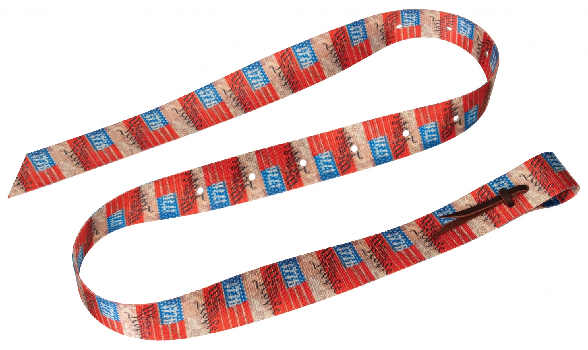 Weaver Patterned Poly Tie Strap with Holes