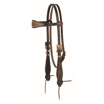 Weaver Western Floral Headstall