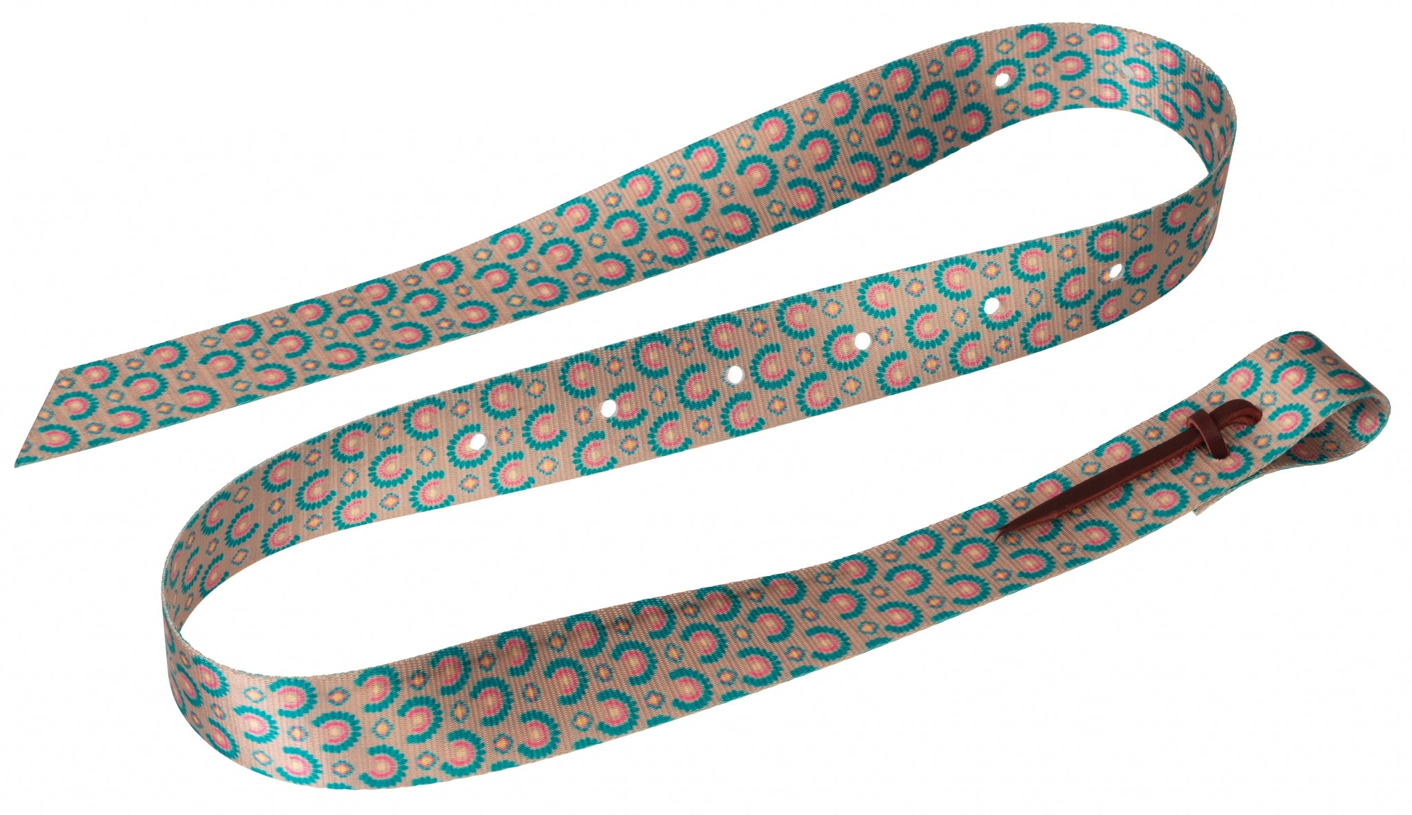 Weaver Patterned Poly Tie Strap with Holes