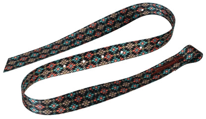 Weaver Patterned Poly Tie Strap with Holes