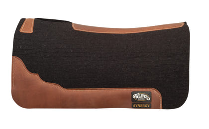 Weaver Synergy Contoured Steam Pressed 100% Merino Wool Felt Performance Saddle Pad