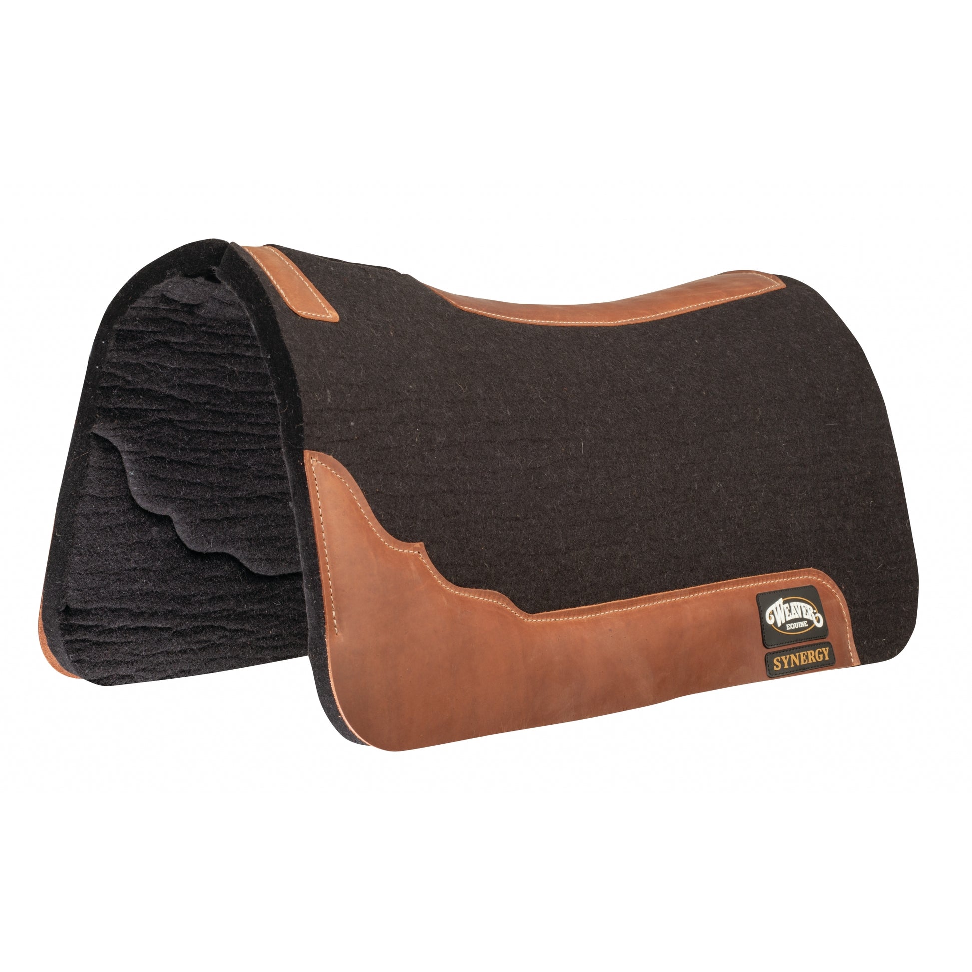 Weaver Synergy Contoured Steam Pressed 100% Merino Wool Felt Performance Saddle Pad