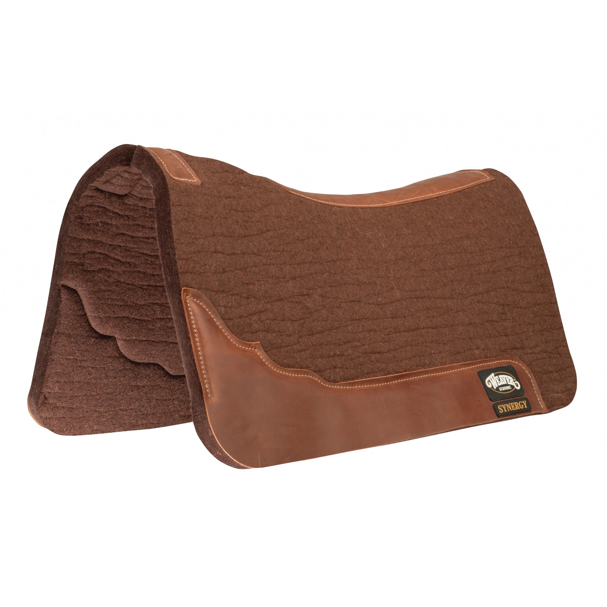 Weaver Synergy Deep Contour Steam Pressed 100% Merino Wool Felt Performance Saddle Pad
