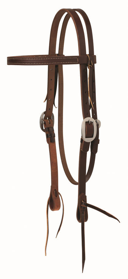 Weaver STS Ranch Signature Tack Harness Leather Browband Headstall