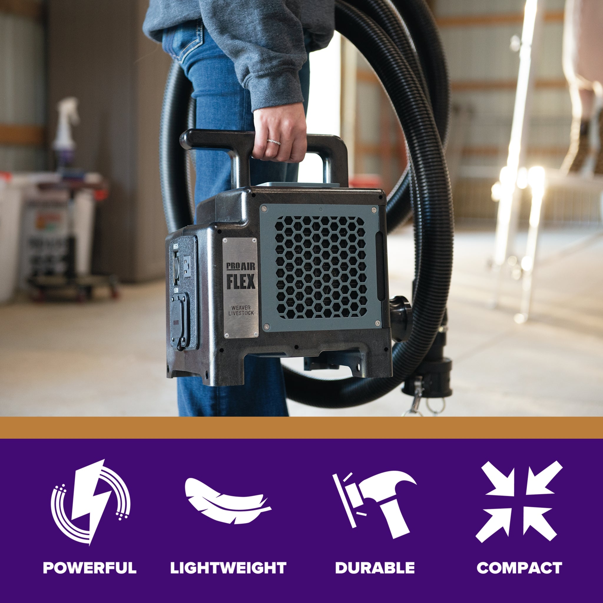 Weaver ProAir Flex Livestock Blower with Hose