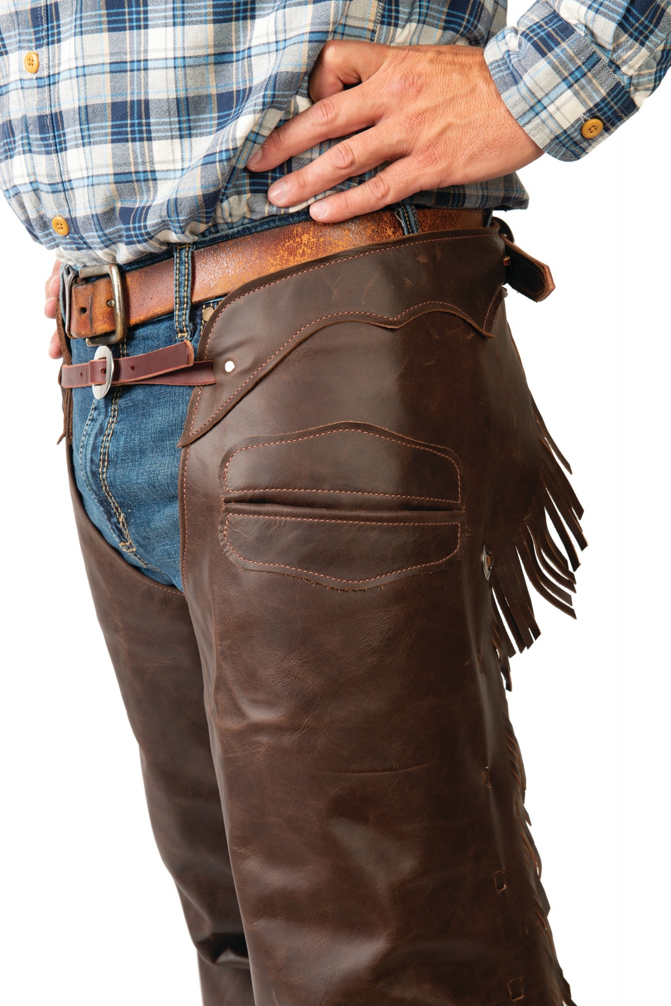 Weaver Western Leather Chaps