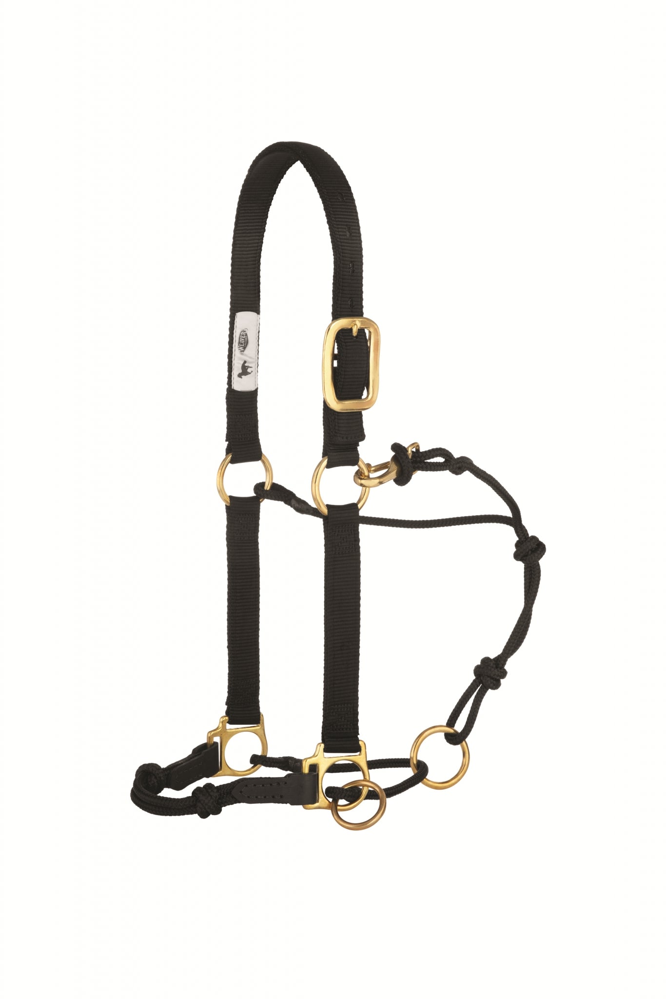 Weaver Kalley Krickeberg Nylon & Rope Combination Horsemans Halter with Side Ring