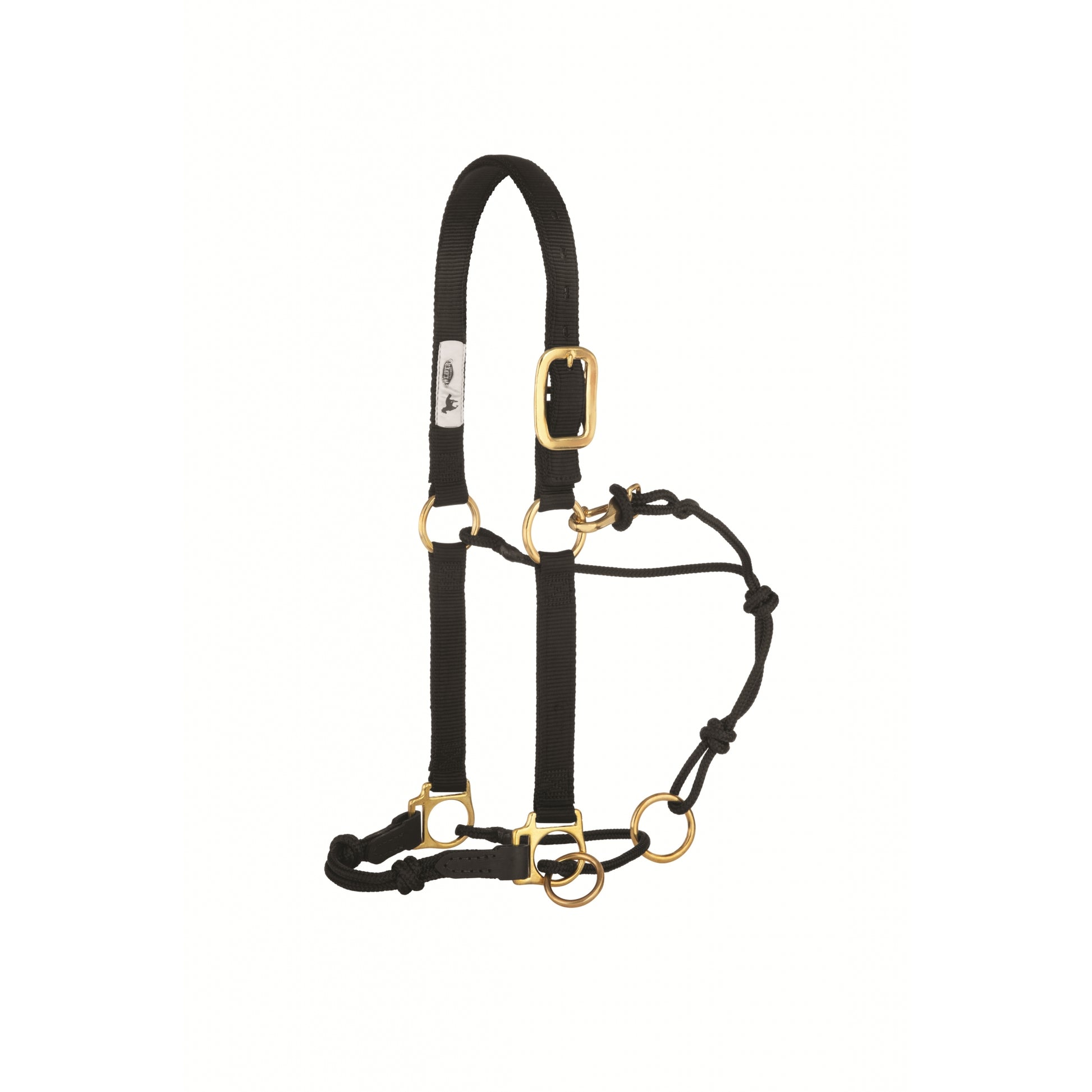 Weaver Kalley Krickeberg Nylon & Rope Combination Horsemans Halter with Side Ring