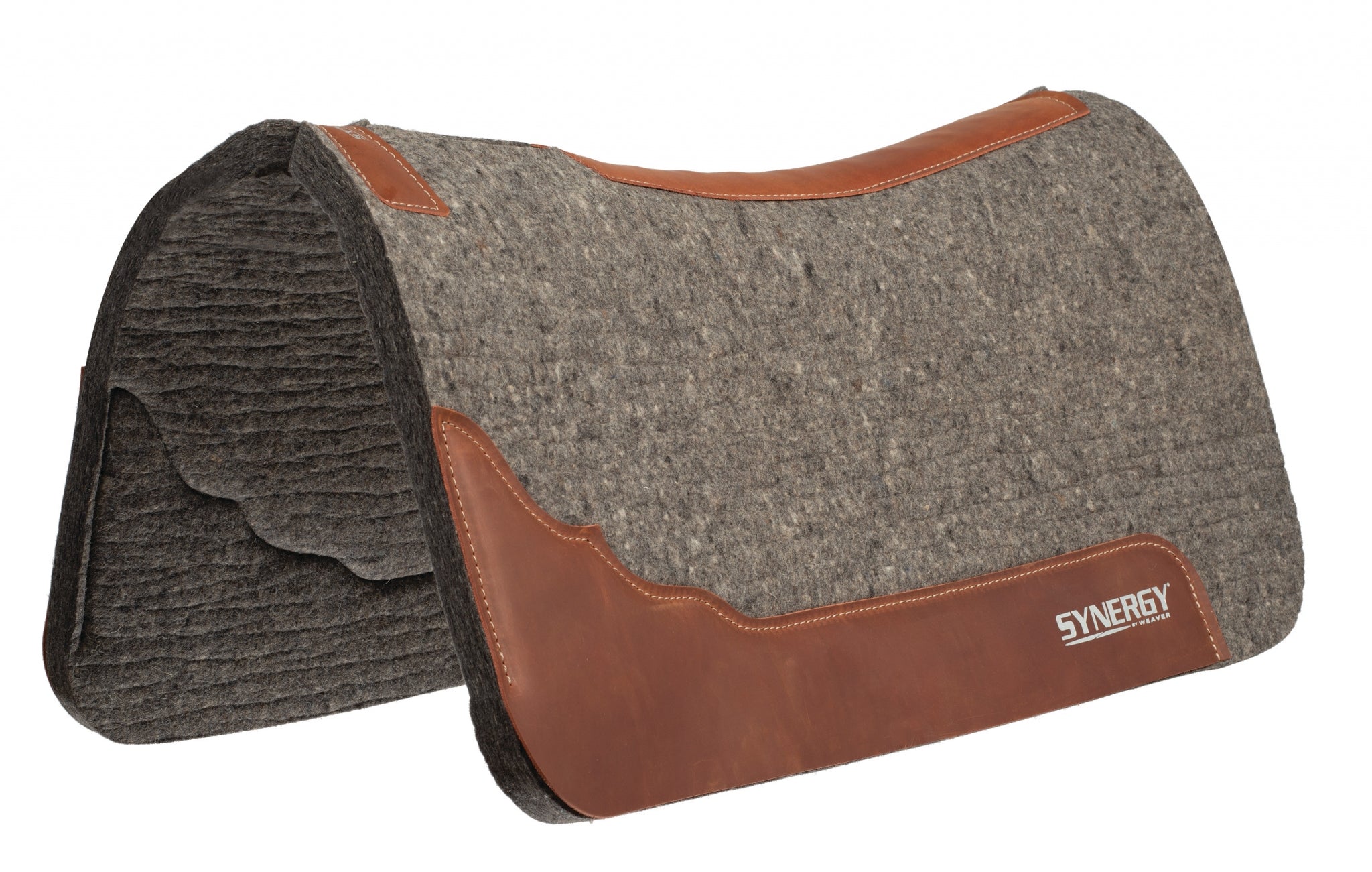 Weaver Synergy Contoured Steam Pressed 100% Merino Wool Felt Performance Saddle Pad