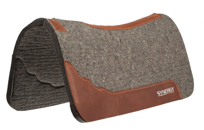 Weaver Synergy Contoured Steam Pressed 100% Merino Wool Felt Performance Saddle Pad