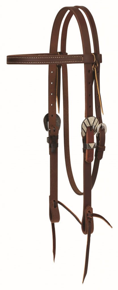 Weaver STS Ranch Signature Tack Harness Leather Browband Headstall